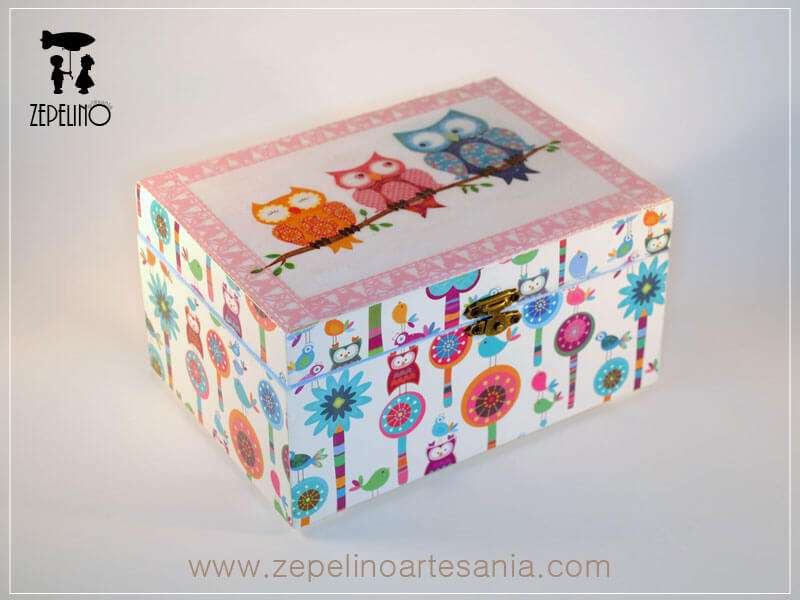 Caja tres buhos